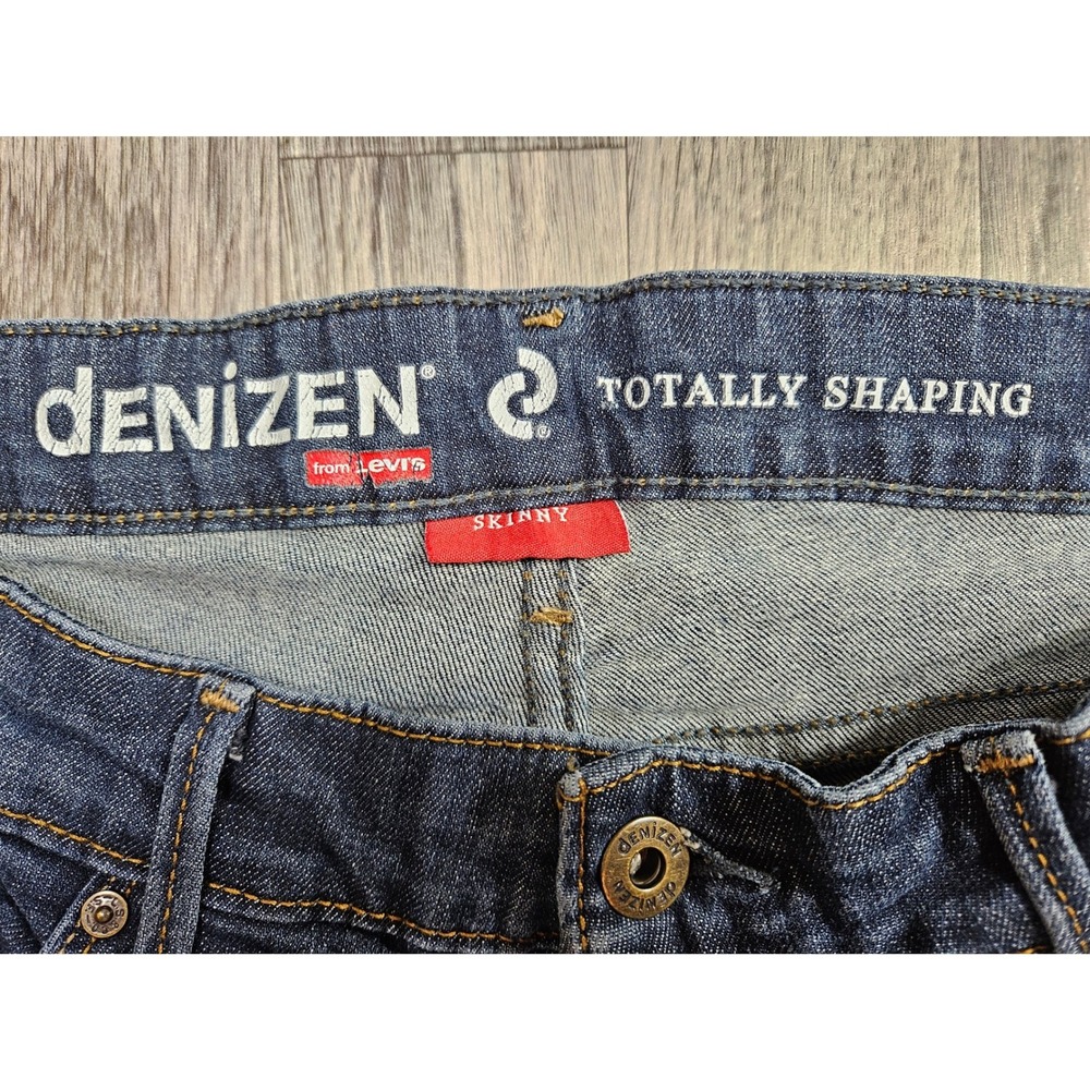 Denizen Levi's Totally Shaping Skinny Jeans Women 14 Medium Blue Denim - Picture 4 of 10